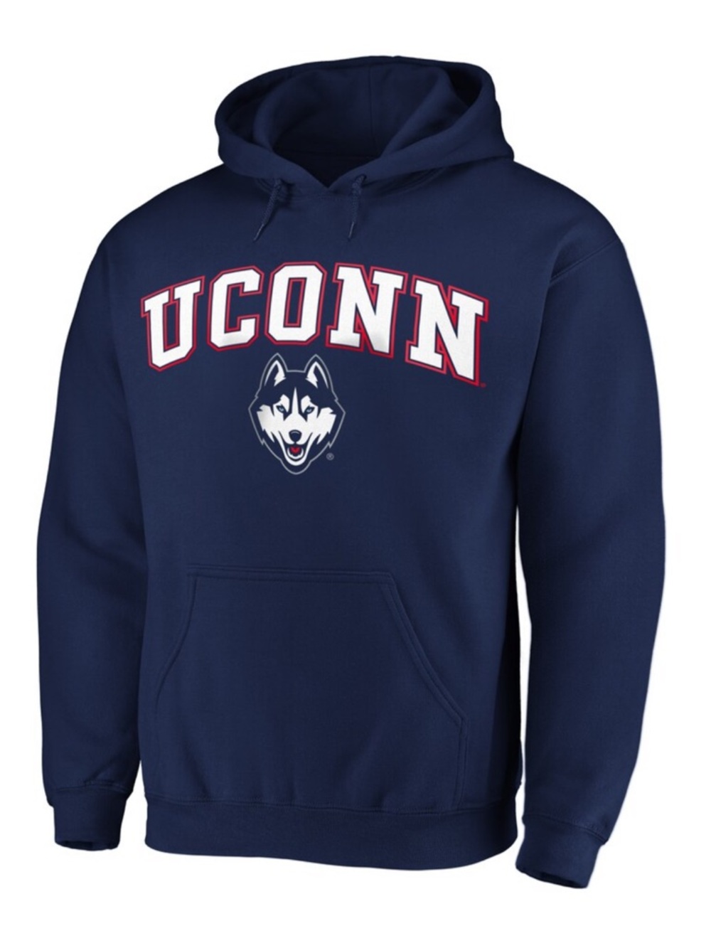 Mens Fanatics Navy UCONN Huskies Campus Pullover Hoodie M Medium